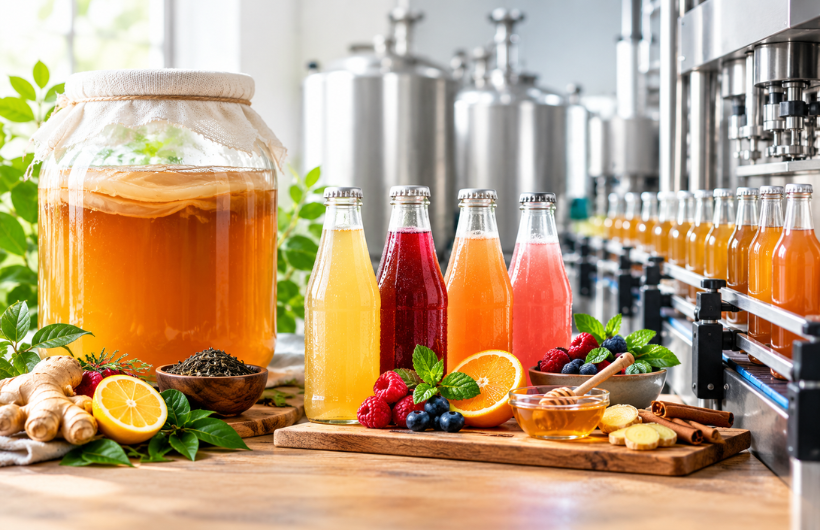 Kombucha Drink Processing