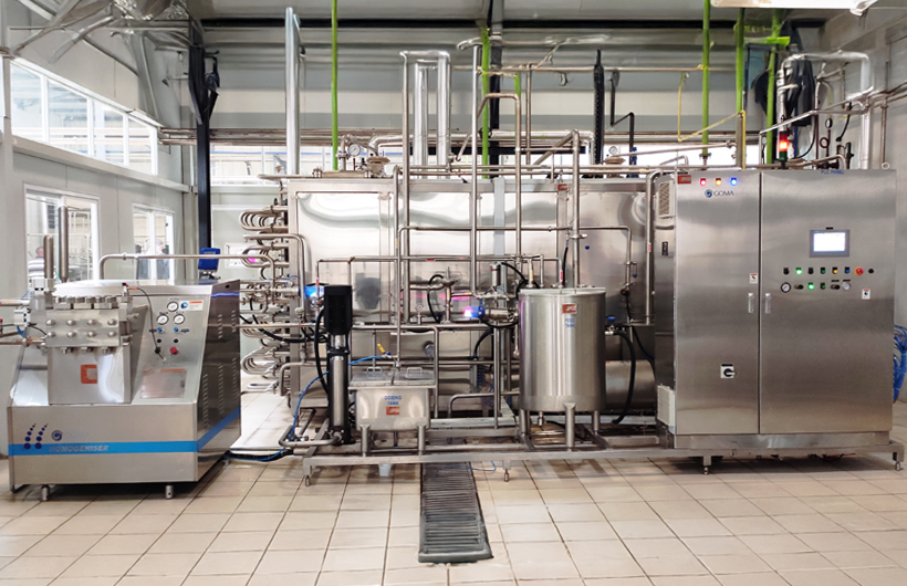 Automated dairy plants by Goma
