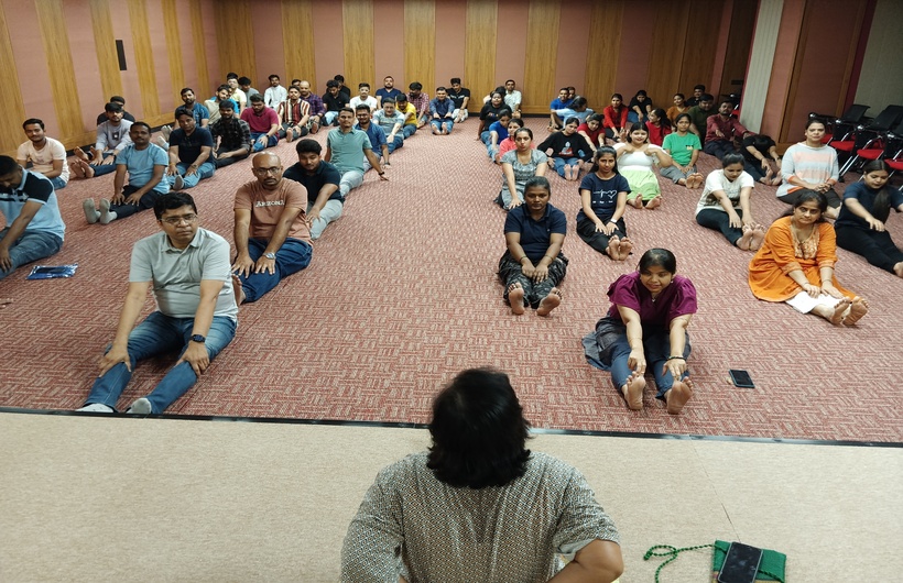 International Yoga Day with the GOMA Team